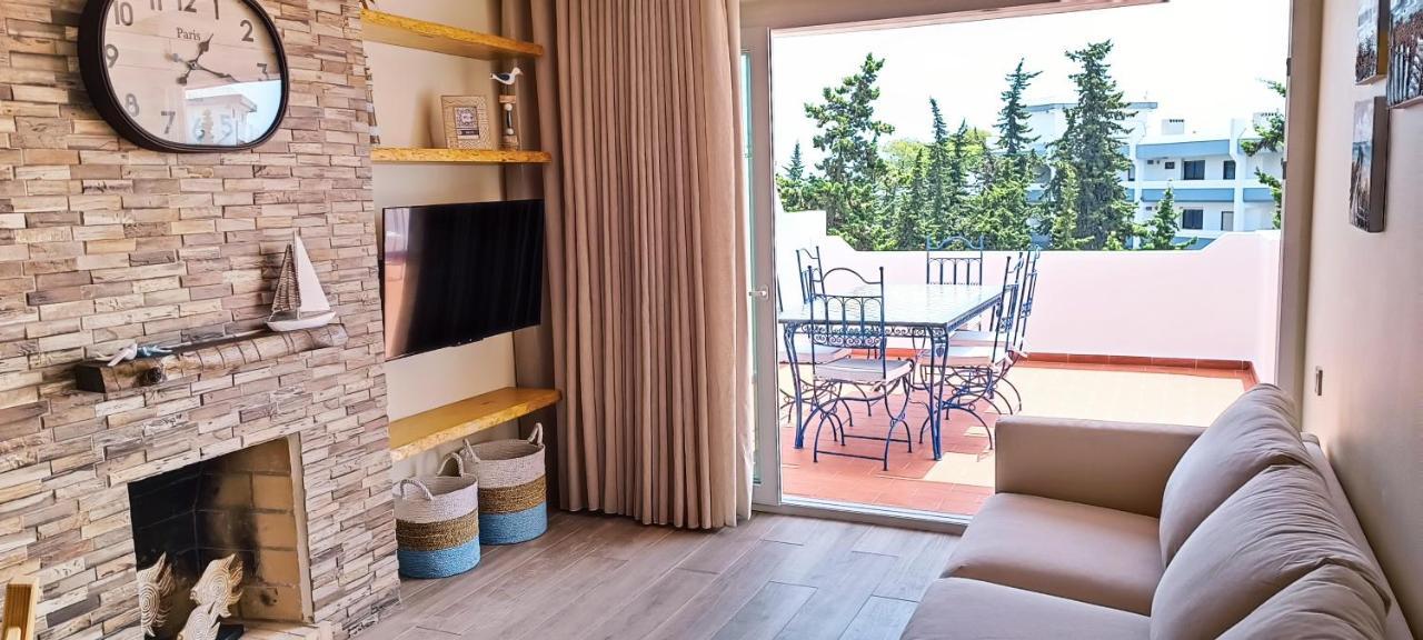 Blue & Yellow Penthouse With Terrace At Balaia Mar 알부페이라 외부 사진