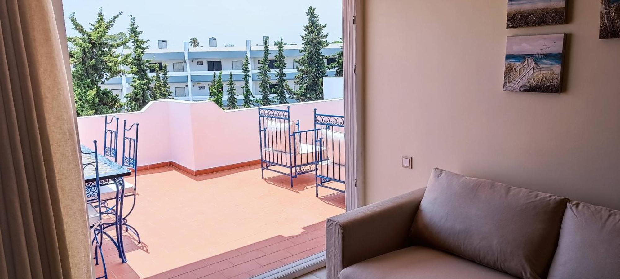Blue & Yellow Penthouse With Terrace At Balaia Mar 알부페이라 외부 사진
