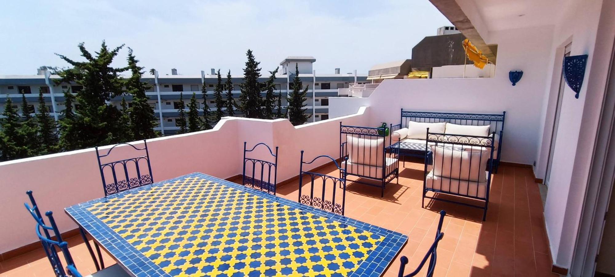 Blue & Yellow Penthouse With Terrace At Balaia Mar 알부페이라 외부 사진